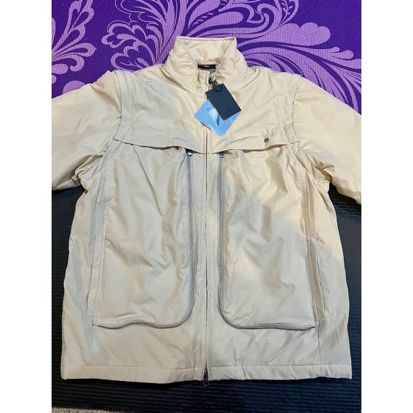 BMW SympaTex All Weather Cream Heavy Winter Jacket Men's XL NWT - Picture 2 of 9